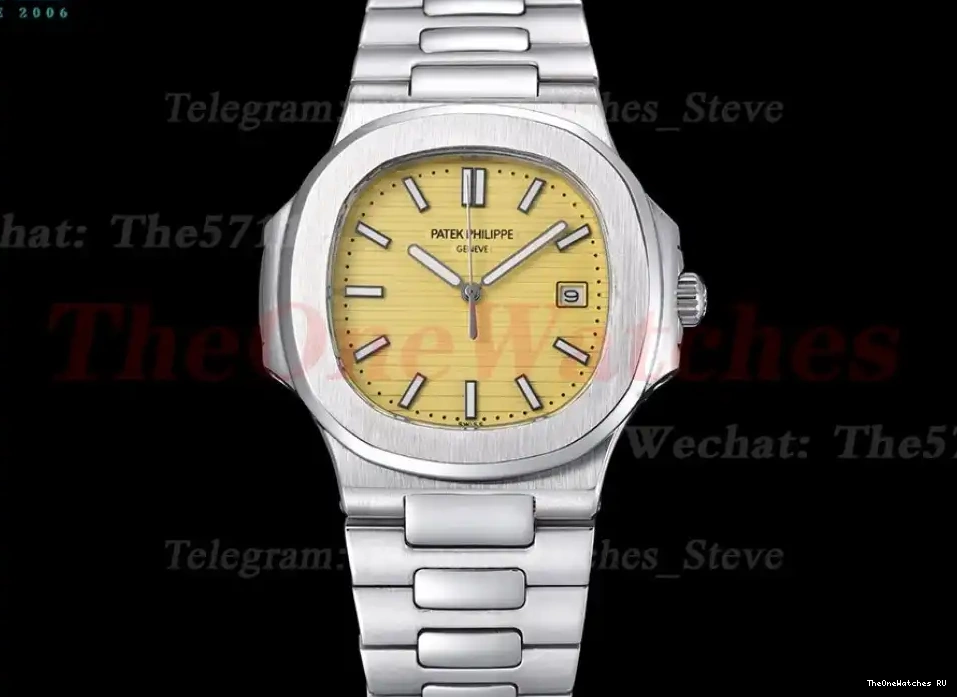 Nautilus Yellow SS SS Dial GDF 40mm MY8215 0424
